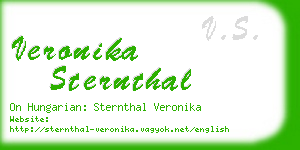 veronika sternthal business card